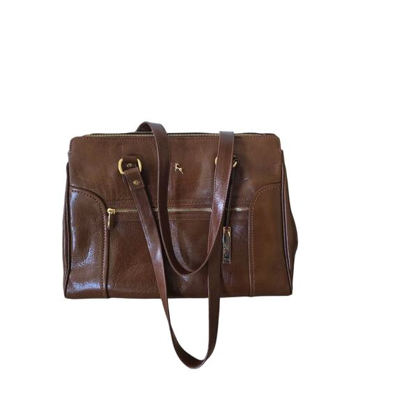 Ashwood 100% Leather Handbag Satchel - Picture 2 of 11